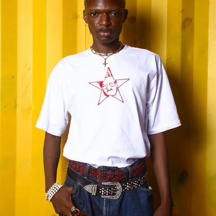 BLACK STARR TEE (RED)
